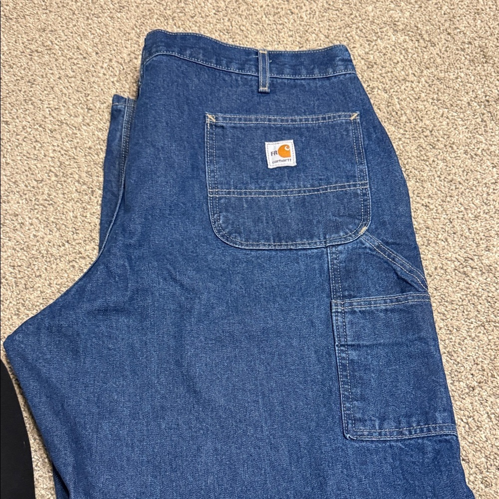 Carhartt FR 2112 (cat 2) Jean size 42 X 32 dark blue Fire Resistant - Picture 8 of 8